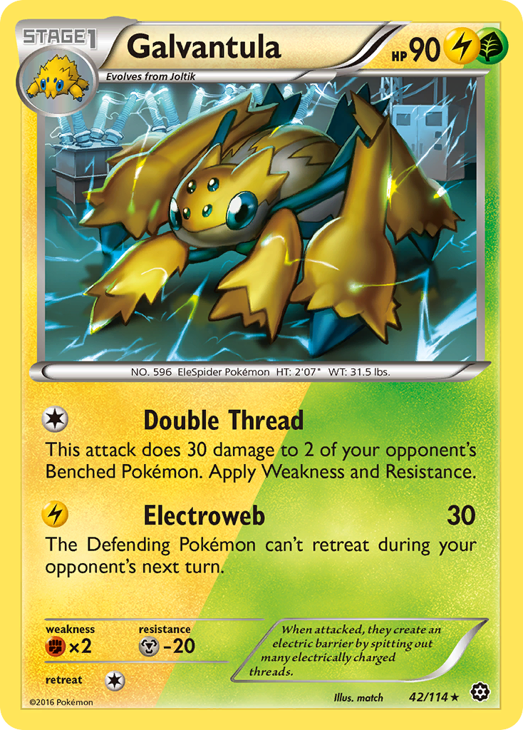Galvantula 42/114 Steam Siege