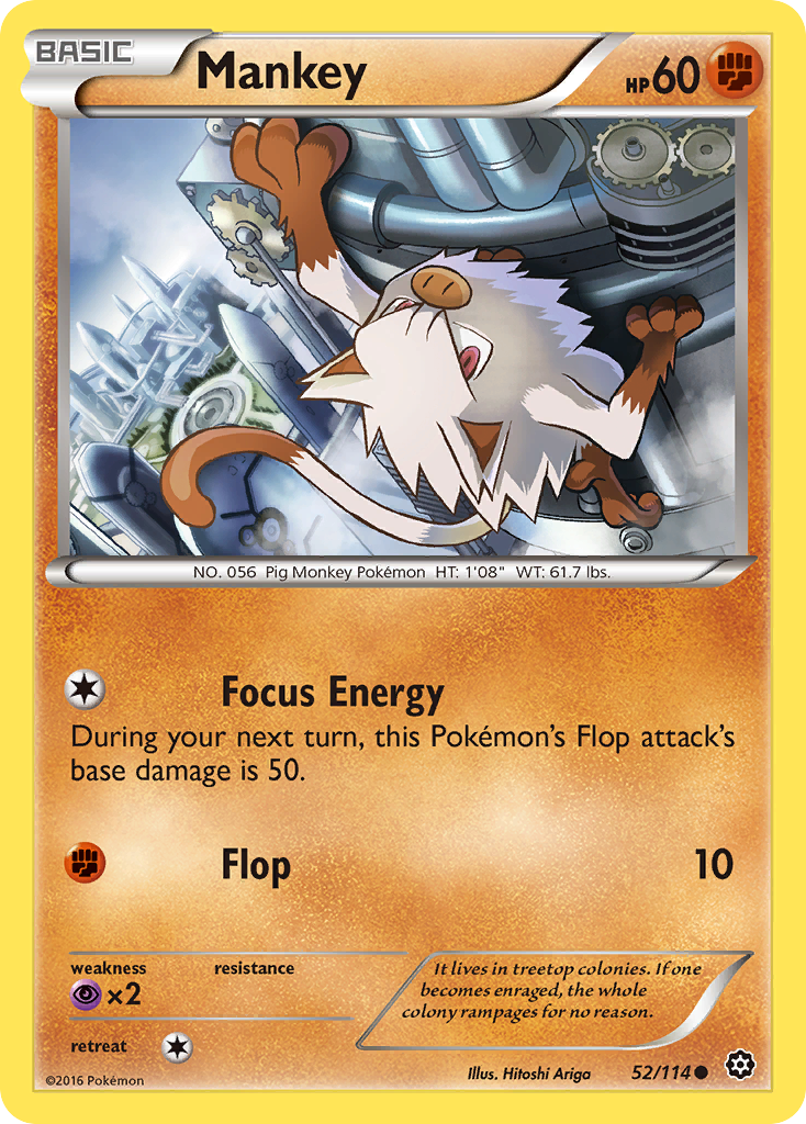 Mankey 52/114 Steam Siege