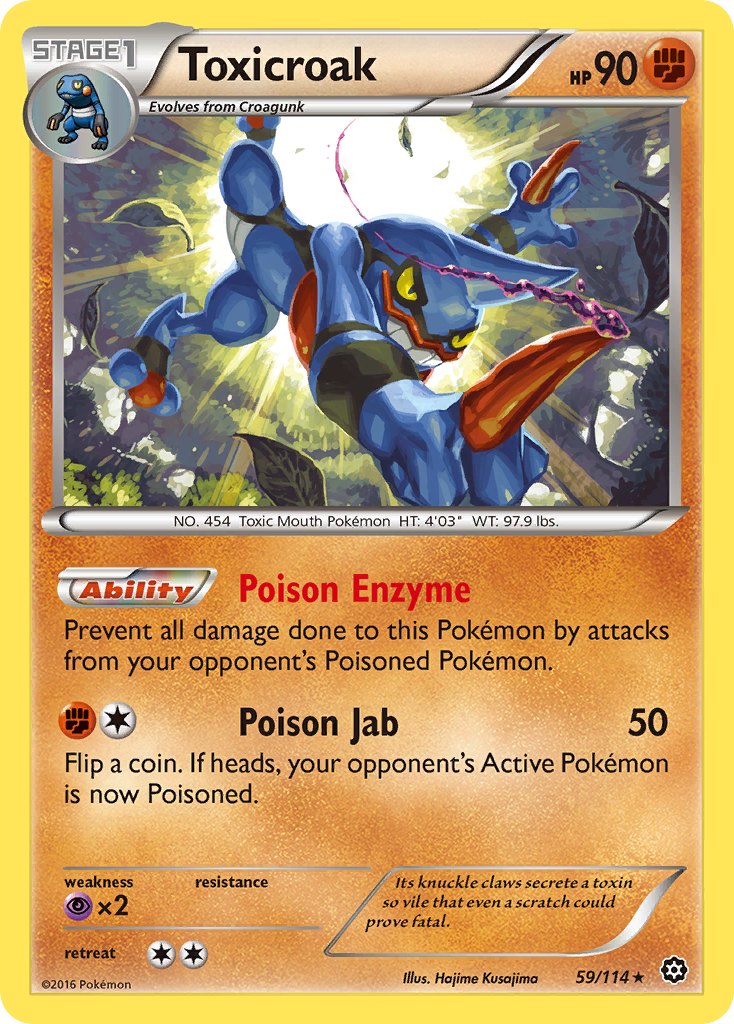 Toxicroak 59/114 Steam Siege