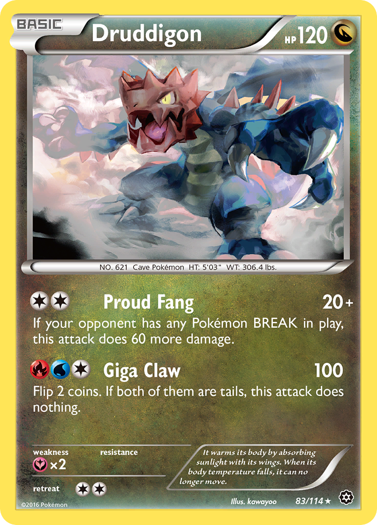 Druddigon 83/114 Steam Siege