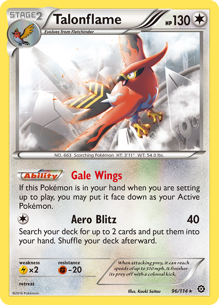 Talonflame 96/114 Steam Siege