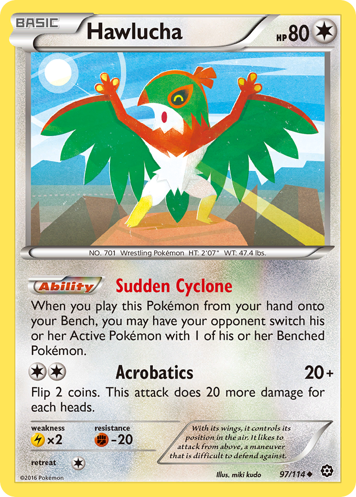 Hawlucha 97/114 Steam Siege