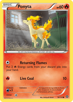 Ponyta 16/114 Steam Siege