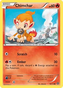 Chimchar 18/114 Steam Siege