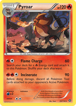 Pyroar 23/114 Steam Siege