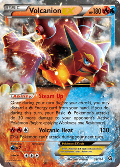 Volcanion-EX 26/114 Steam Siege