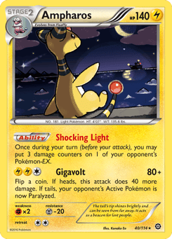 Ampharos 40/114 Steam Siege