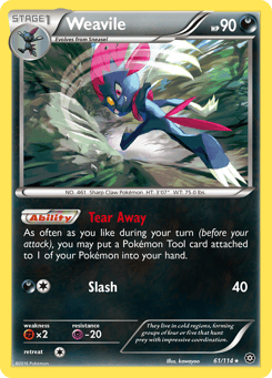 Weavile 61/114 Steam Siege