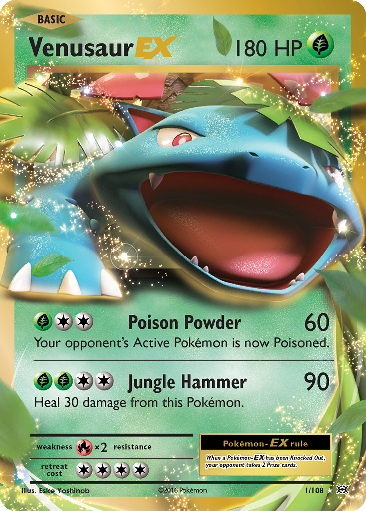 Venusaur-EX 1/108 Evolutions