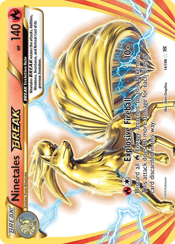 Ninetales BREAK 16/108 Evolutions