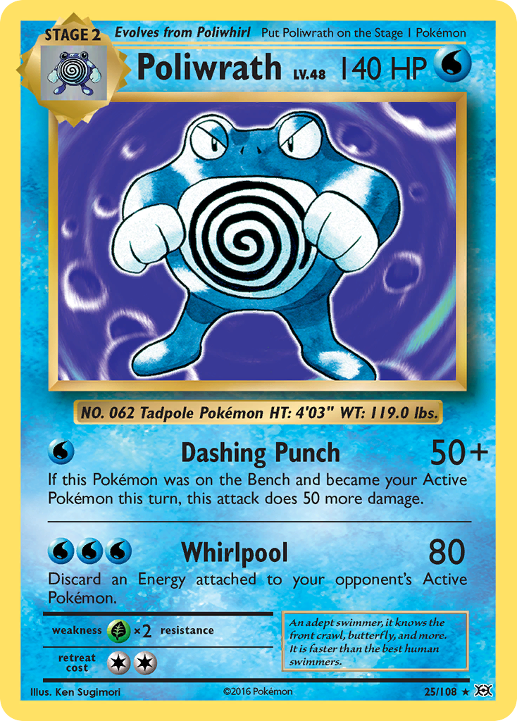 Poliwrath 25/108 Evolutions