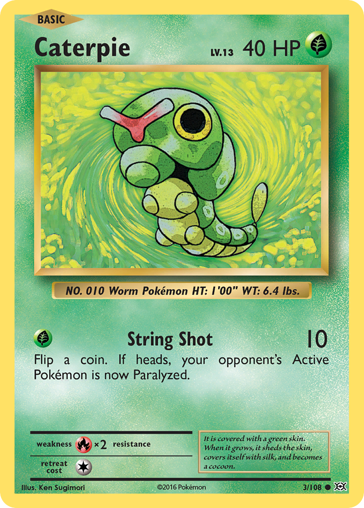 Caterpie 3/108 Evolutions