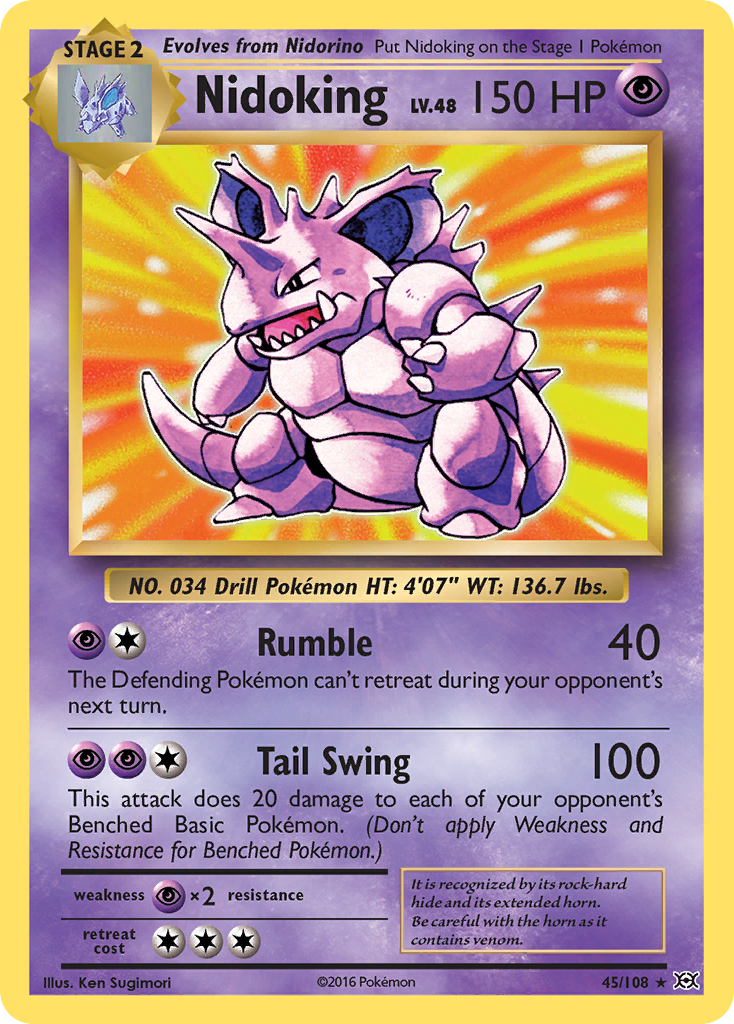 Nidoking 45/108 Evolutions