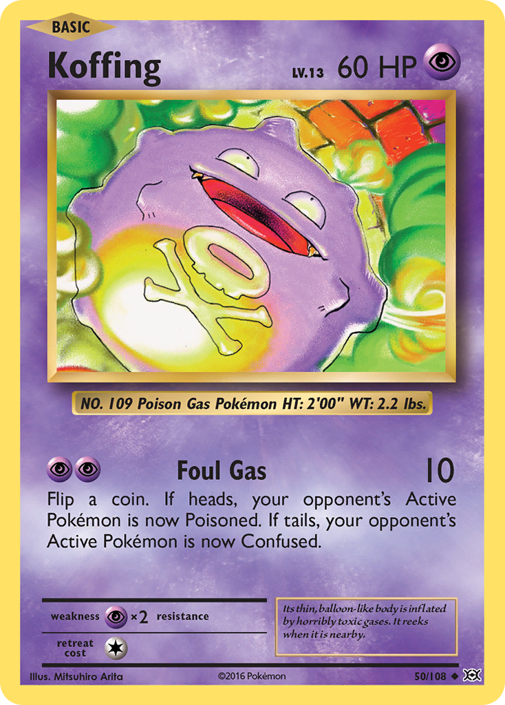 Koffing 50/108 Evolutions