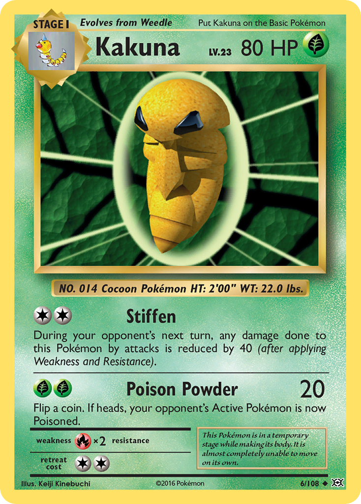 Kakuna 6/108 Evolutions