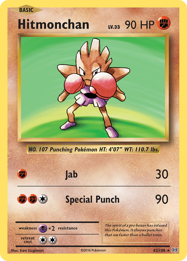 Hitmonchan 62/108 Evolutions