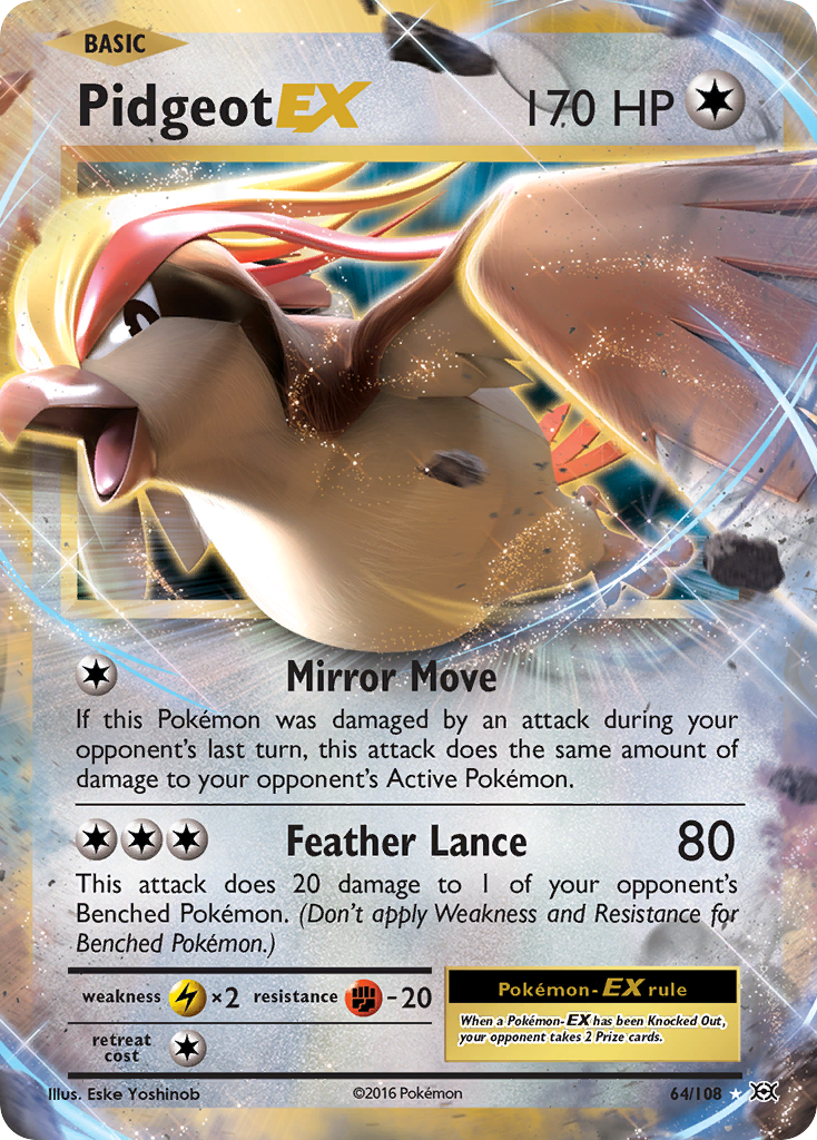 Pidgeot-EX 64/108 Evolutions