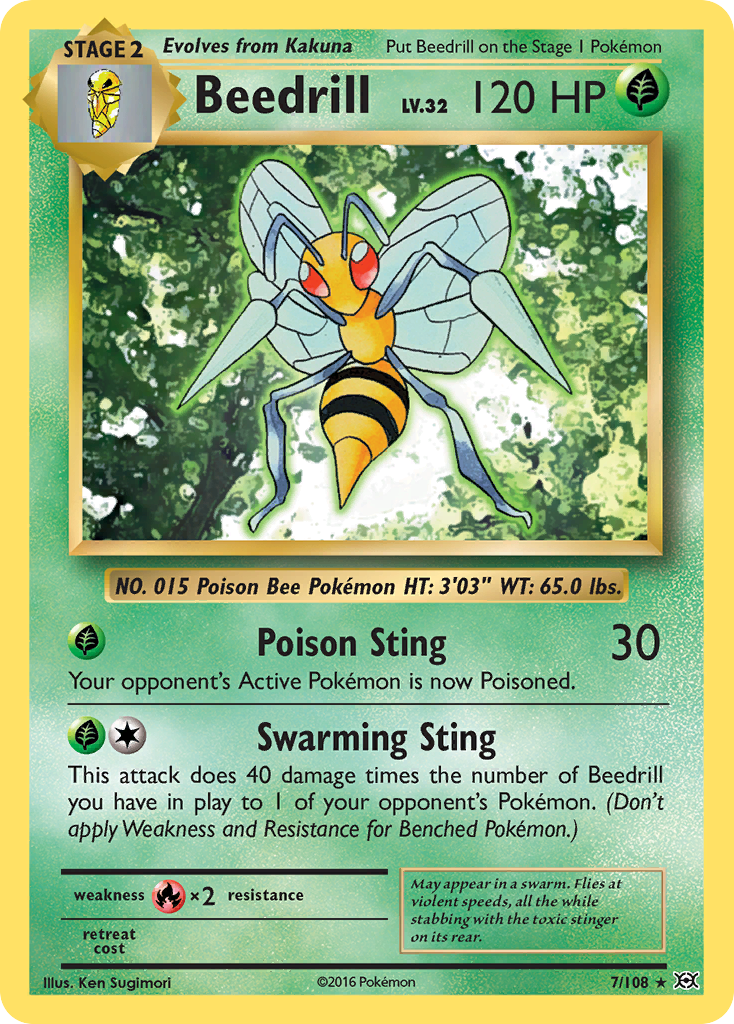 Beedrill 7/108 Evolutions