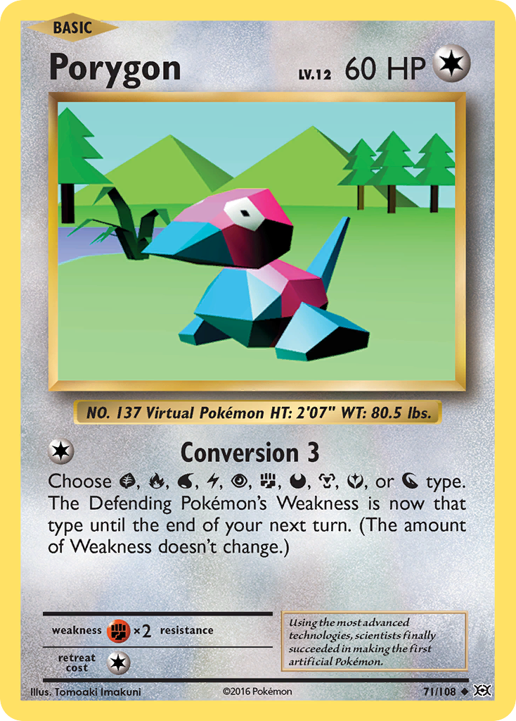 Porygon 71/108 Evolutions