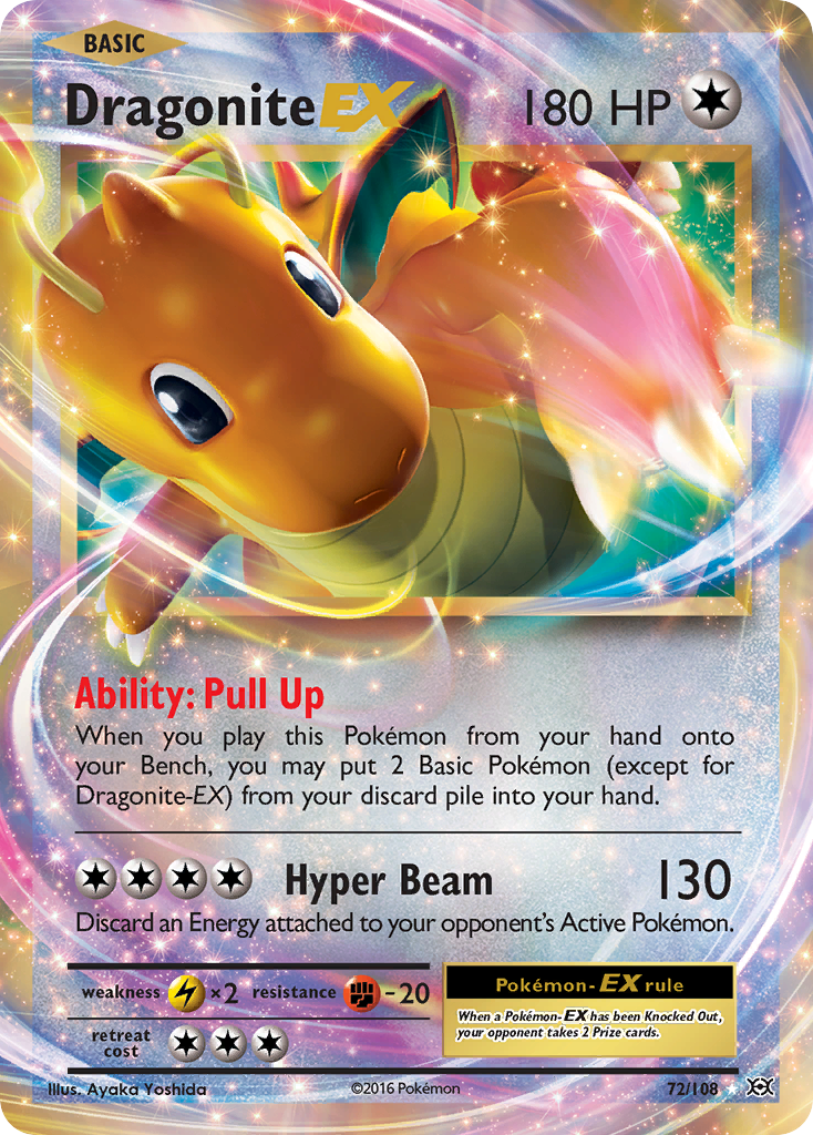 Dragonite-EX 72/108 Evolutions