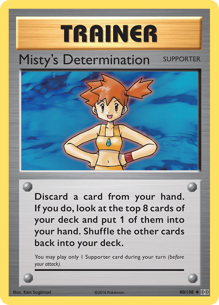 Misty's Determination 80/108 Evolutions