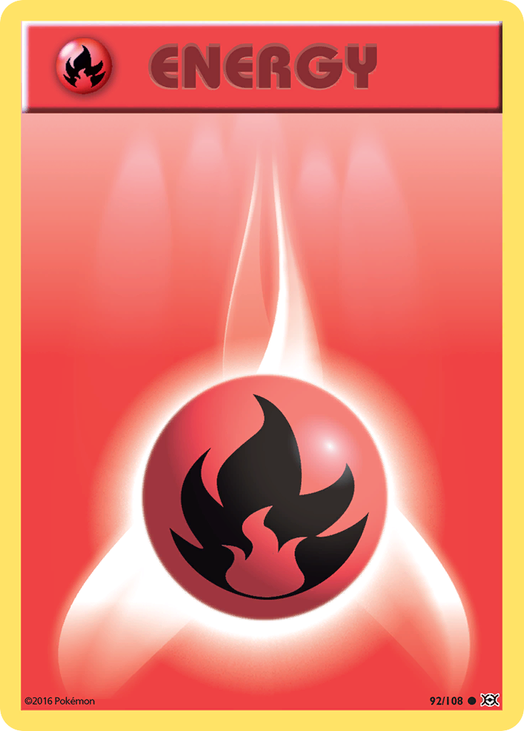 Fire Energy 92/108 Evolutions