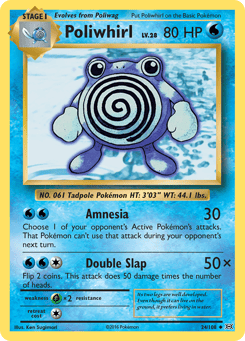 Poliwhirl 24/108 Evolutions
