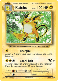 Raichu 36/108 Evolutions