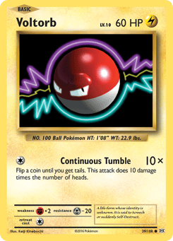 Voltorb 39/108 Evolutions