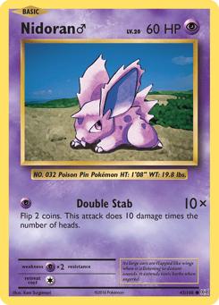 Nidoran ♂ 43/108 Evolutions