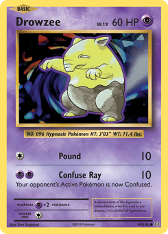 Drowzee 49/108 Evolutions