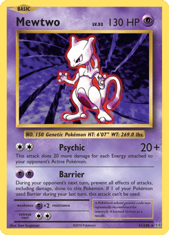 Mewtwo 51/108 Evolutions