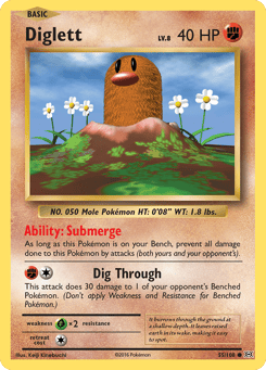 Diglett 55/108 Evolutions