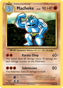 Machoke 58/108 Evolutions