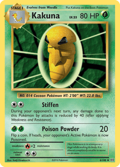 Kakuna 6/108 Evolutions