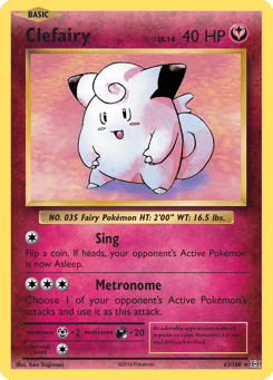Clefairy 63/108 Evolutions