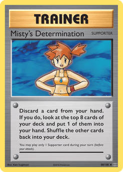 Misty's Determination 80/108 Evolutions