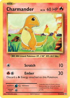 Charmander 9/108 Evolutions