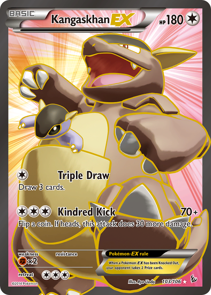 Kangaskhan-EX 103/106 Flashfire