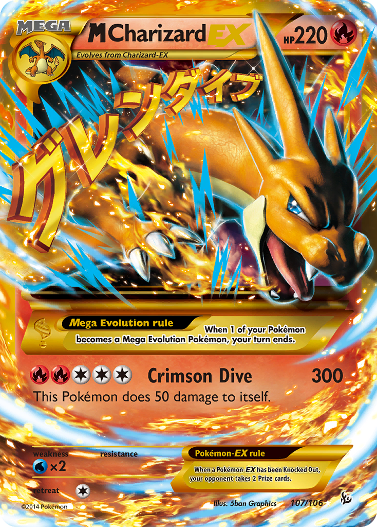 M Charizard-EX 107/106 Flashfire