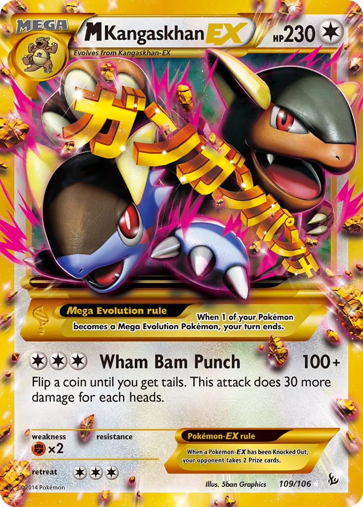 M Kangaskhan-EX 109/106 Flashfire