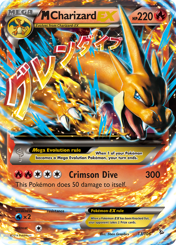 M Charizard-EX 13/106 Flashfire