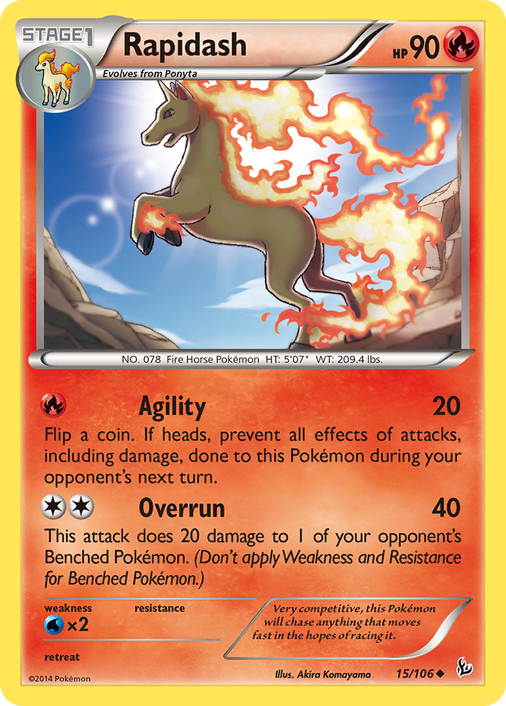 Rapidash 15/106 Flashfire