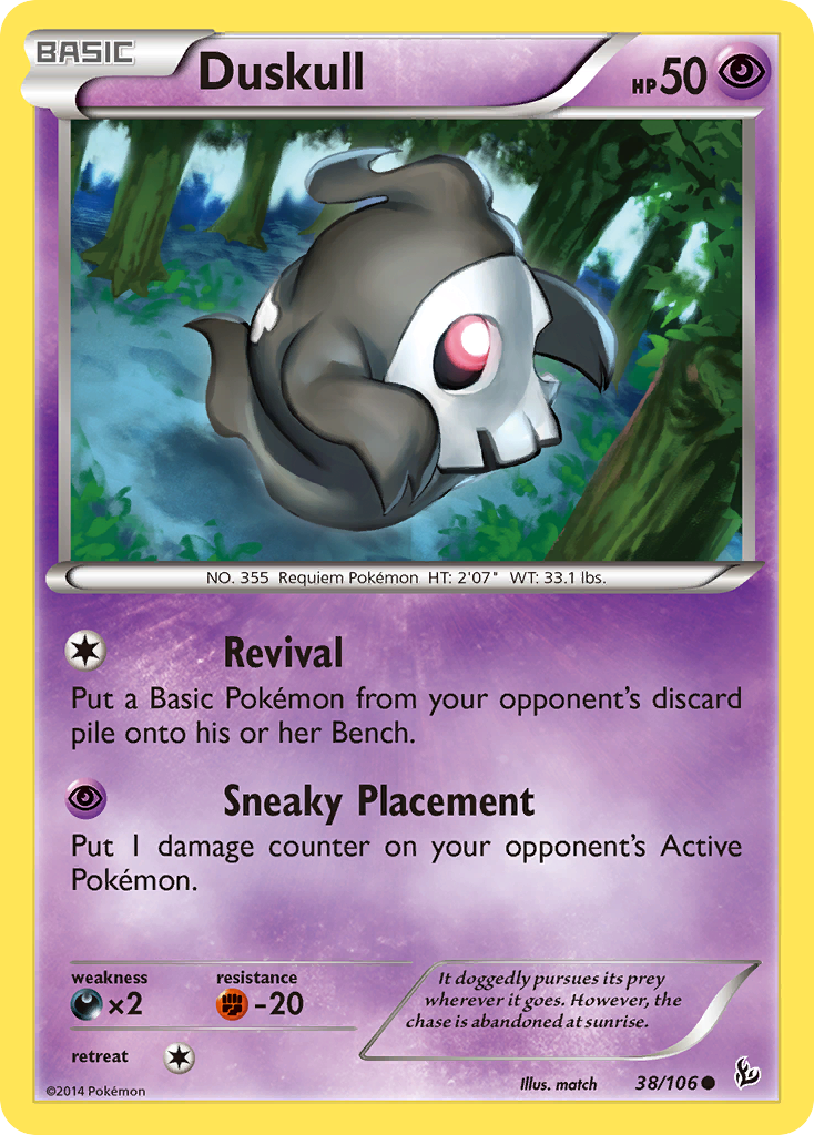 Duskull 38/106 Flashfire