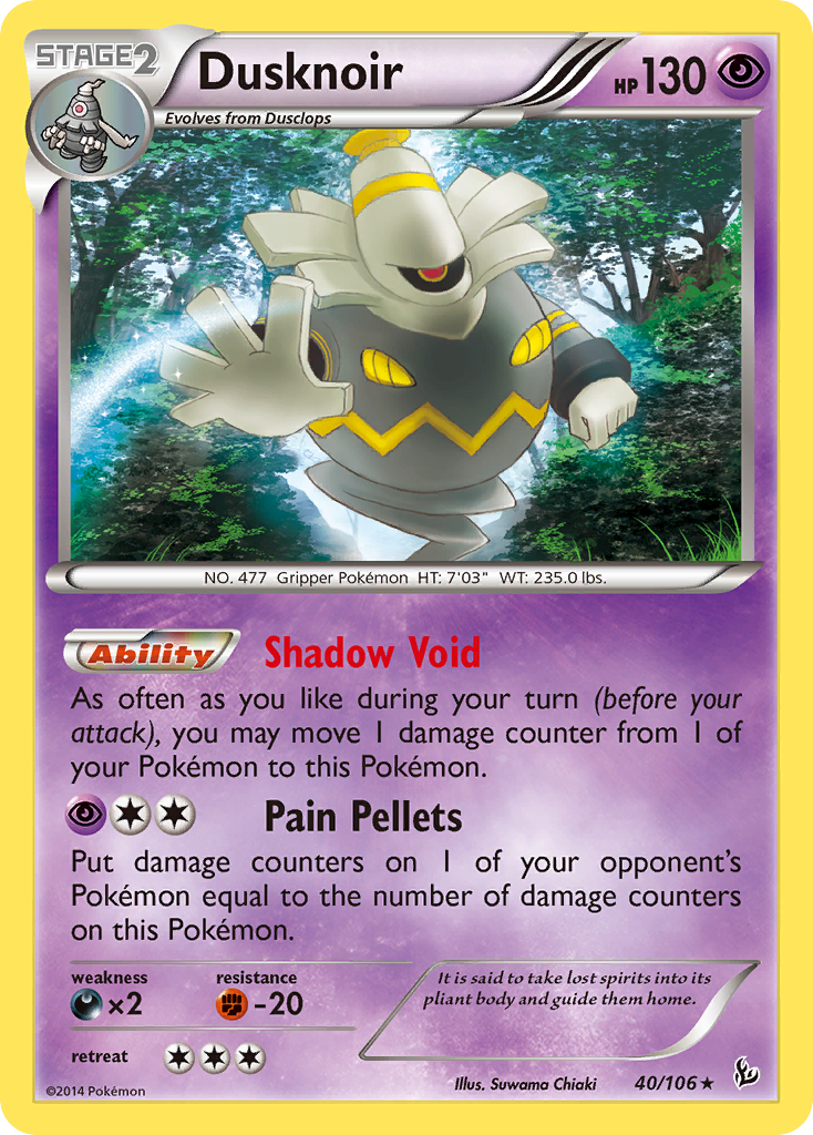 Dusknoir 40/106 Flashfire