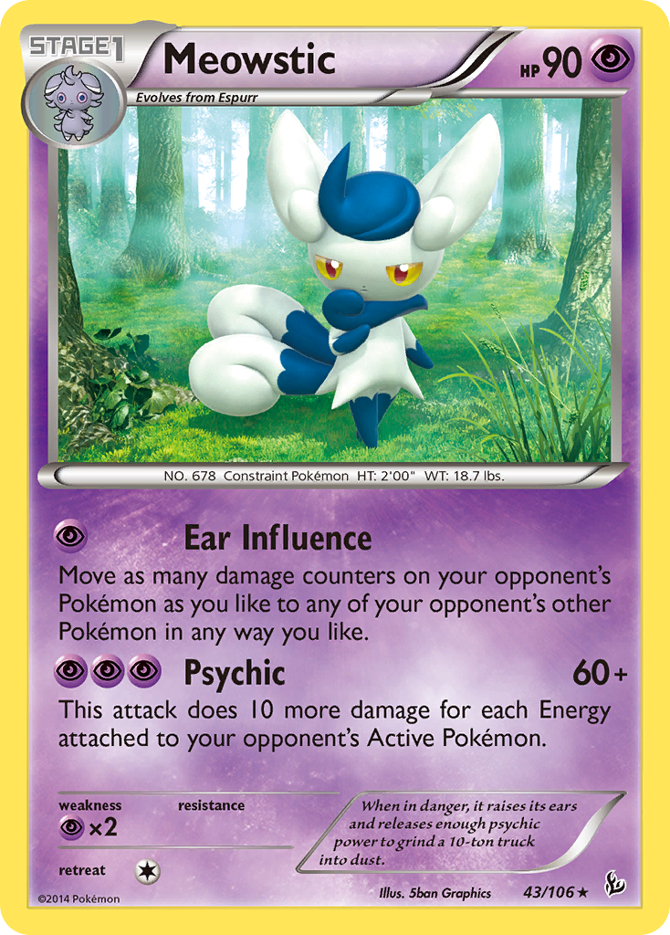 Meowstic 43/106 Flashfire