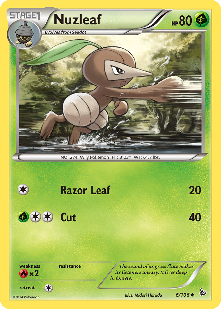 Nuzleaf 6/106 Flashfire