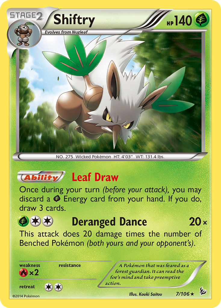 Shiftry 7/106 Flashfire