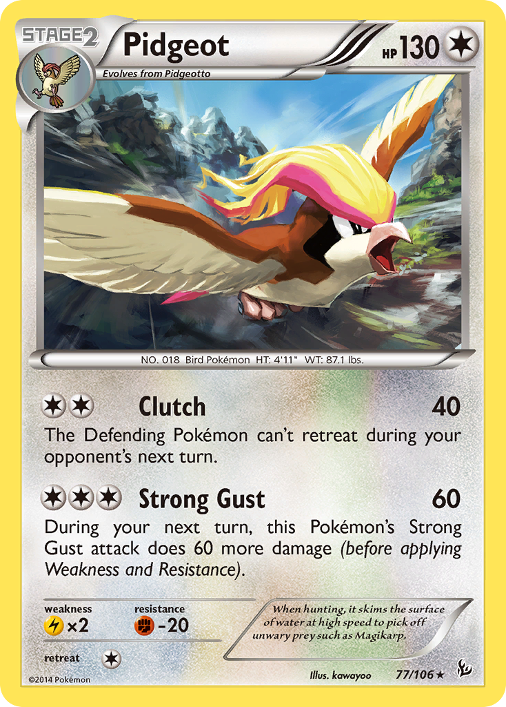 Pidgeot 77/106 Flashfire