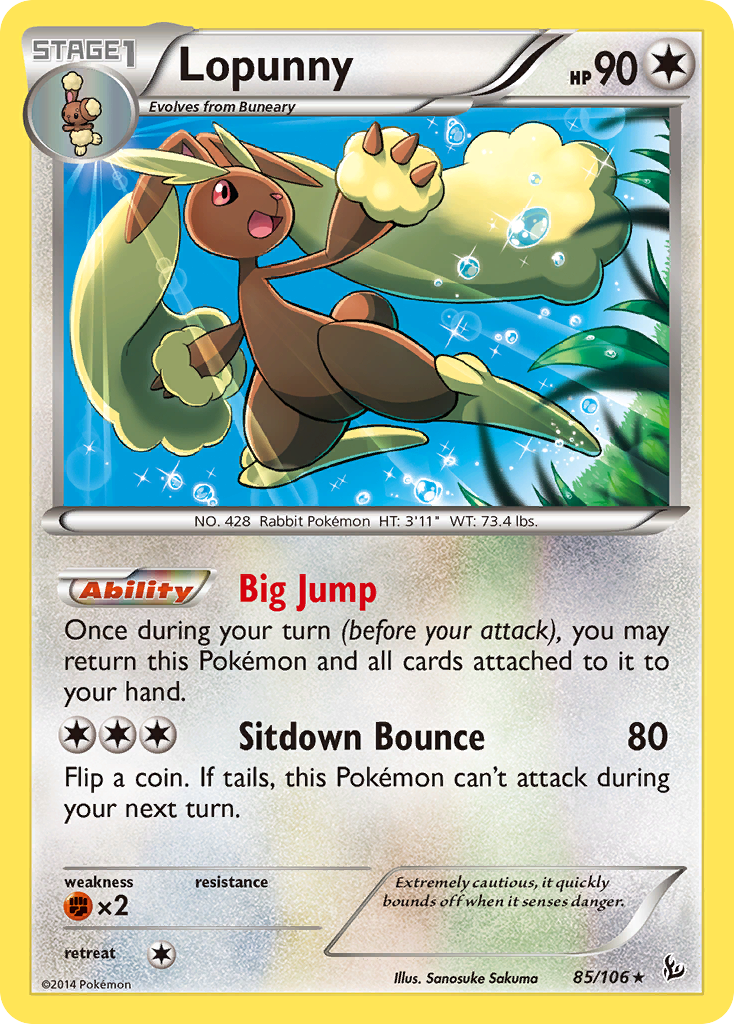 Lopunny 85/106 Flashfire